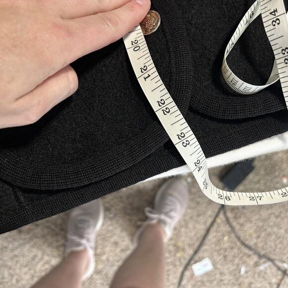 Robert Mackie Sweater Womens Medium Pure New Wool Cardigan Made in Scotland - Picture 6 of 8